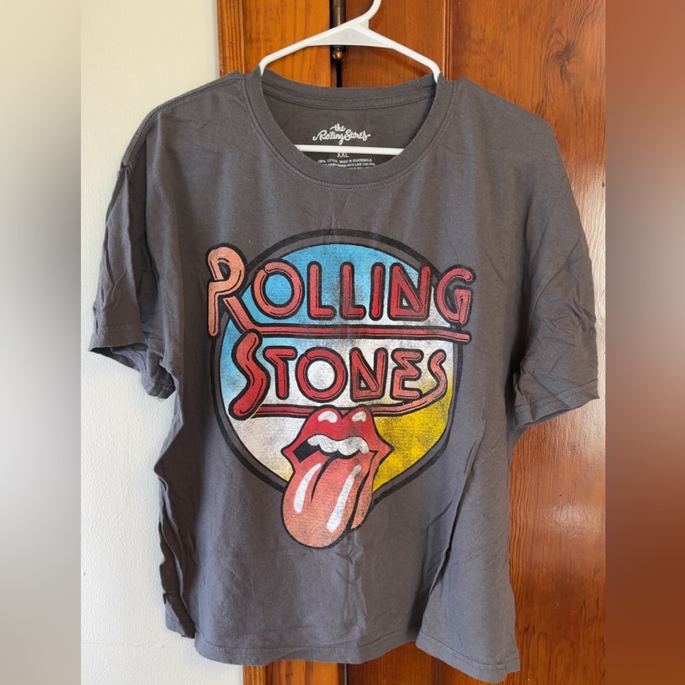 The Rolling Stones Gray Graphic Tee